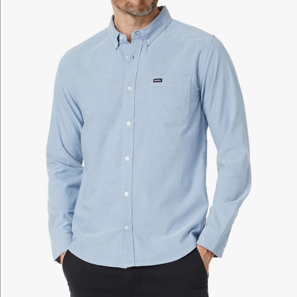 RVCA slim fit stretch shirt